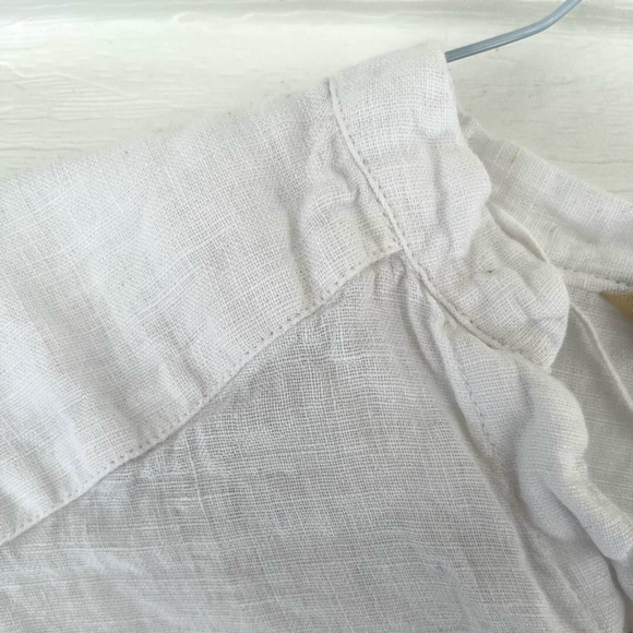 Zara - White Linen Shirt - Picture 5 of 5